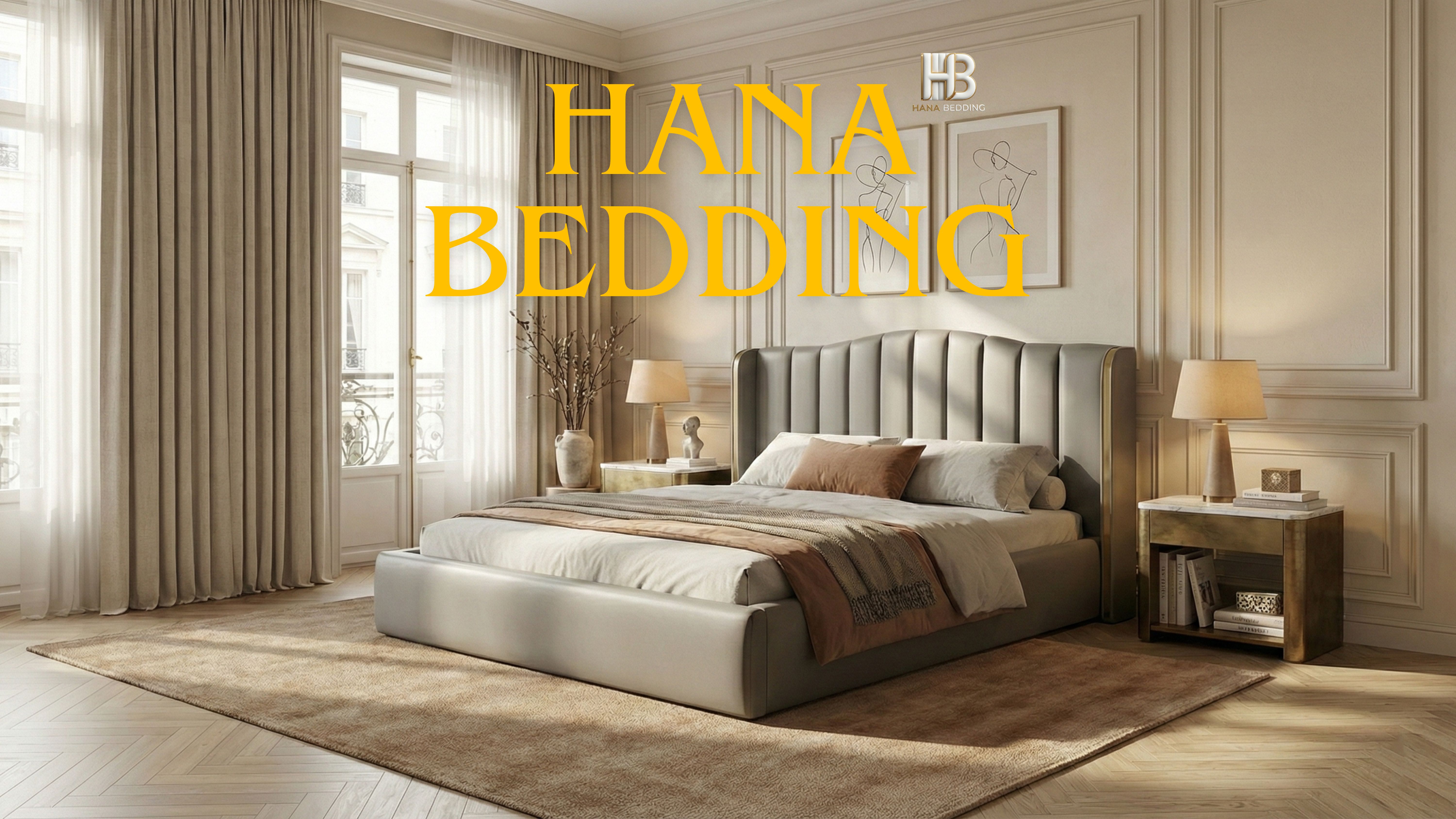 Hana Bedding - Giường Bọc Da Cao Cấp